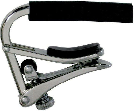 Shubb Metallic Clamp Capo for Electric Guitar C4 Silver