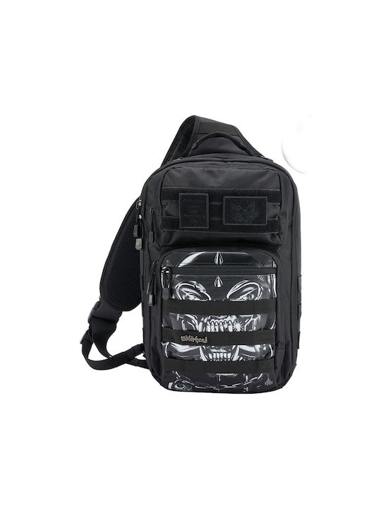 Brandit Motorhead US Cooper Sling Ανδρική Τσάντα Ώμου / Χιαστί σε Μαύρο χρώμα