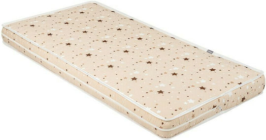 Kikka Boo Mattress Crib DayDream Stars Beige 60cmx120cmx10cm