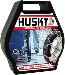 Husky No 30 Nu 30 Lanțuri Antiderapante cu Grosime 9mm pentru Autoturism 2buc