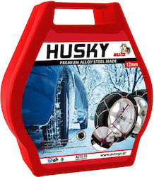 Husky No 60 Anti Skid Chains with 12mm Thickness for Passenger Car 2pcs