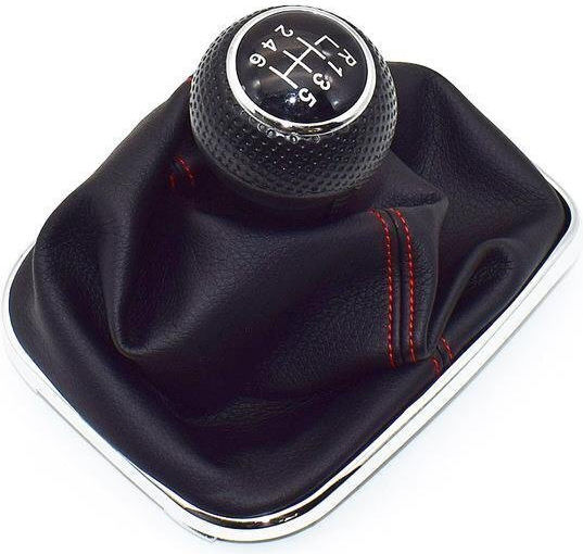 Volkswagen 6 Shift Knob with Bubble for Volkswagen Golf 1997 2003 Red