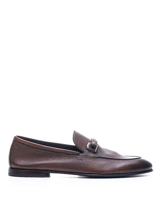 BARRETT LEATHER MOCASINS - Taba 221U024/CUOIO