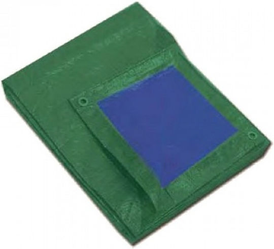 Krausmann Αδιάβροχος Μουσαμάς 140gr/m² 4x4μ. Ελαφρού Τύπου Πράσινος
