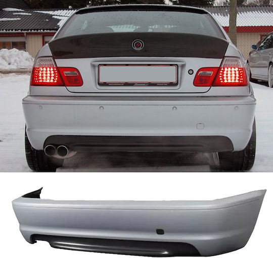 goodGo Stoßstange Auto Rückseite Kompatibel mit BMW E46 / Serie 3 1999-2005 Coupe / Cabrio M-Tech