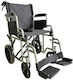 Promoting Medical PW060418 Folding Simple Type Wheelchair with Opening Flip Up Side Panels 46cm