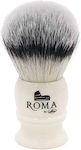 Omega Lupa Capitolina Roma Shaving Brush with Synthetic Hair Bristles 26mm White