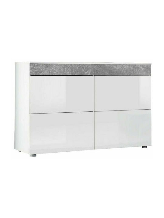 Sideboard Lumio Wooden White 100x40x75cm