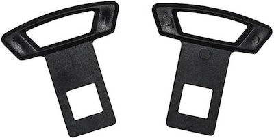 Carner Seat Belt Buckle Alarm Stopper Universal Black 2 pieces