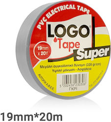 Logo PVC Electrical Super Μονωτική Ταινία PVC Γκρι