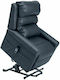 Stylea II Relax Armchair with Footstool Titane 80x51x105cm