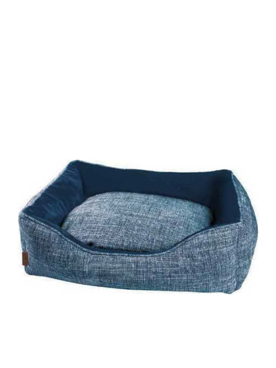 Croci Glam Sofa Hundebett Blau 70x60cm.