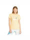 Puma Crystal Galaxy Damen Sportlich T-shirt Gelb