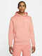 Nike Sportswear Club Men's Sweatshirt with Hood and Pockets Pink