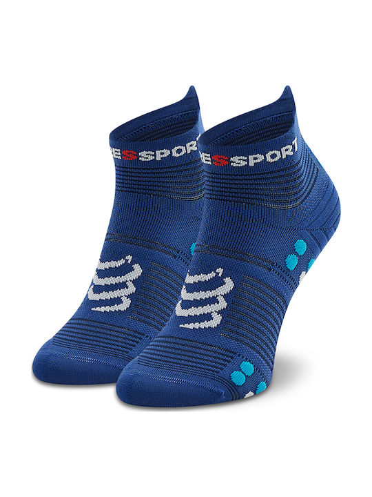 Compressport Pro Racing Socks V4.0 Low Running Κάλτσες Μπλε Compressport Pro Racing Socks V4.0 Low Running Κάλτσες Μπλε