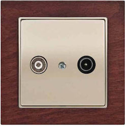Mutlusan Elitra Plus TV- und Radiobuchse Antenn...