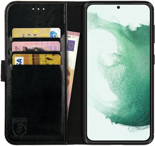 Rosso Element Портмоне Изкуствена кожа Черен (Galaxy S22+ 5G)