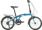 Dema Oxxy F7 20" 2021 Μπλε Σπαστό Ποδήλατο Πόλης με Ταχύτητες