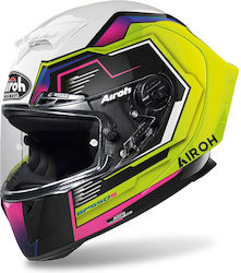Airoh GP 550 S Rush Multicolor Gloss Κράνος Μηχανής Full Face 1290gr με Pinlock