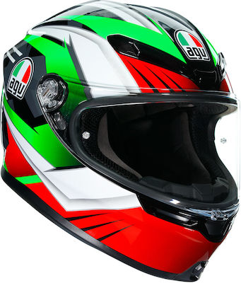 AGV K6 Excite Camo/Italy Κράνος Μηχανής Full Face 1220gr με Pinlock