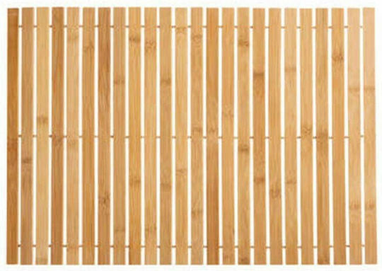 Marva Wooden Bamboo Bath Mat 174507 Beige 40x60cm