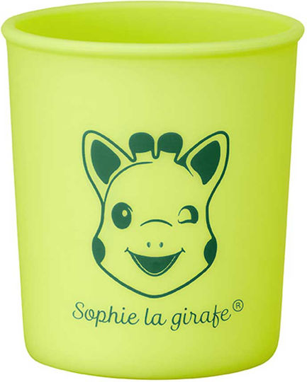 Sophie La Girafe Baby Cup made of Silicone Green for 6m+m+