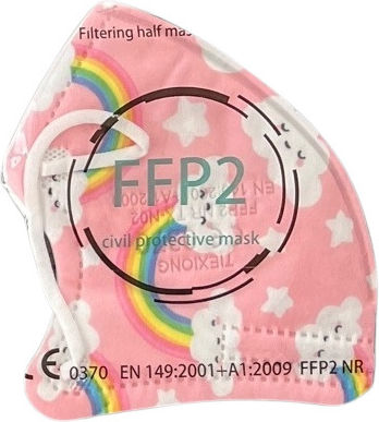 Tiexiong Civil Protective Kids Schutzmaske FFP2 Rosa 20Stück