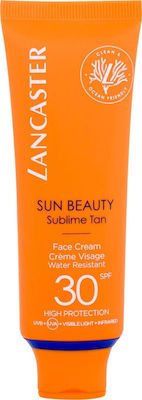 Lancaster Sun Beauty Sublime Tan Waterproof Sunscreen Cream Face SPF30 50ml