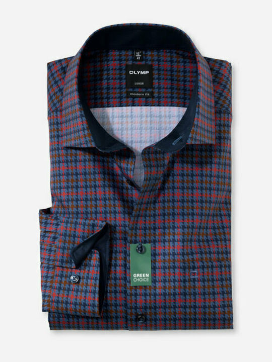 Olymp Cămașă Bumbac Regular Fit Violet