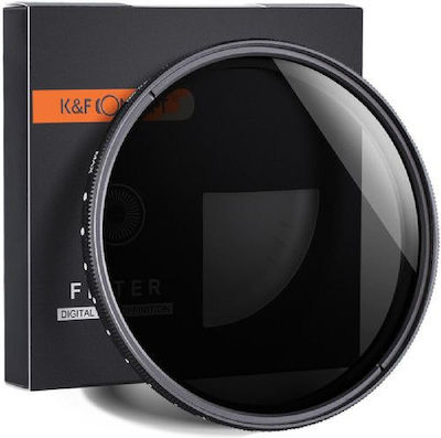 K&F Concept ND2-ND400 Filtru Variabila ND Cu diametrul 82mm pentru obiective foto