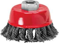 Tools World 746209 Wire Brush Bell with Bristles with M14 thread