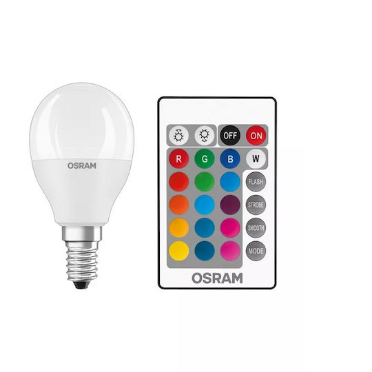 Ledvance Smart Bulb LED 4.9W for Socket E14 RGBW 470lm Dimmable