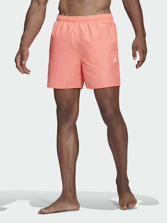 Solid Herren Badebekleidung Shorts Acid Red