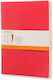 Volant Notebook XL Geranium Scarlet Red