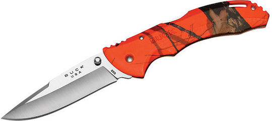 Buck Bantam Mossy Oak Pocket Knife Blaze Orange