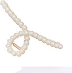 Damenmode-Clip - Clammer mit Perlen