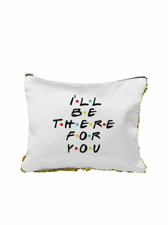 Friends i i'll be there for you, Paillettenhandtasche Gold