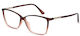 Calvin Klein Women's Acetate Butterfly Brown Pr...
