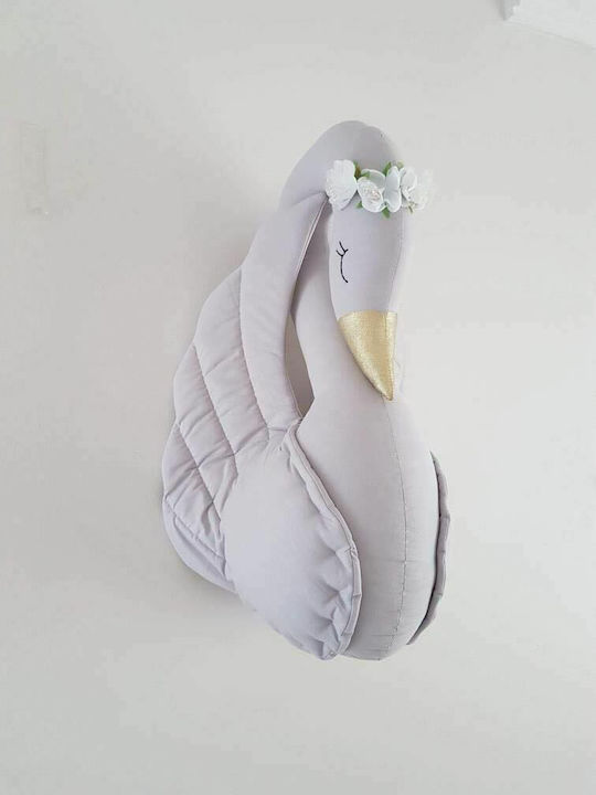 Grey handmade swan