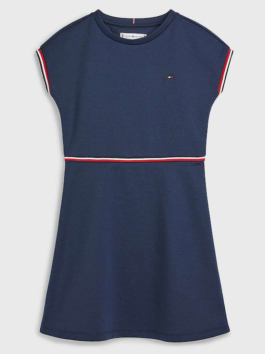 Kinderkleid Ärmellos Marineblau