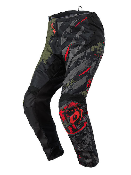 O'neal Element Ride Καλοκαιρινό Ανδρικό Παντελόνι Motocross Black/Green