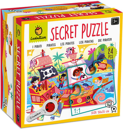 Παιδικό Puzzle Ανακαλύπτω τους Πειρατές για 3+ Ετών 24pcs Ludattica