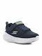 Go Run Kids Sneakers with Scratch Navy Blue