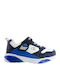 Wave B Ps Kids Sneakers with Scratch & Lights White