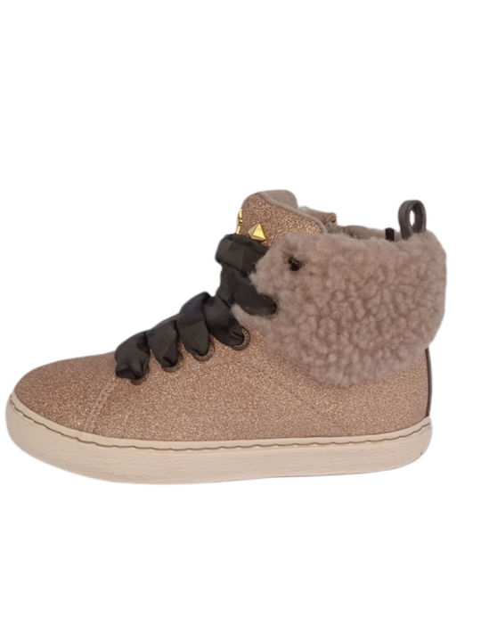 Gioseppo Kids Boots with Zipper Gold