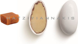 Χατζηγιαννάκης Κουφέτα Αμυγδάλου Supreme σε Σχήμα Κλασικό με Γεύση Καραμέλα Λευκό Ματ 4000gr