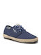 Kids Espradrilles with Laces Navy Blue Tourist Camping