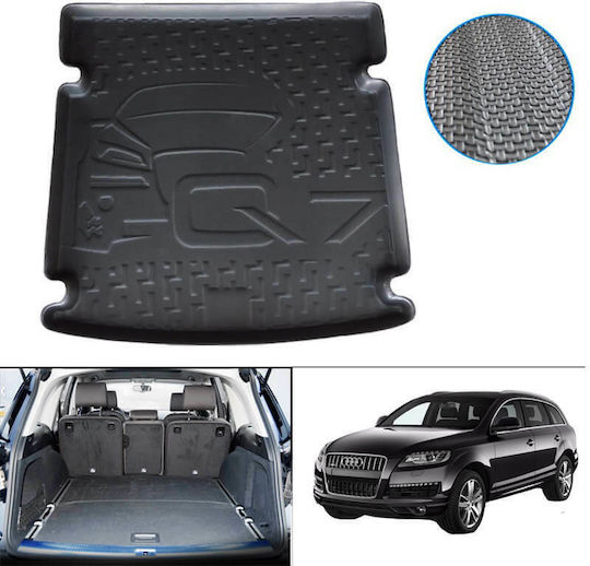 Carner Πατάκι Πορτμπαγκάζ Τύπου Σκαφάκι για Audi Q7 2005-2015 Μαύρο