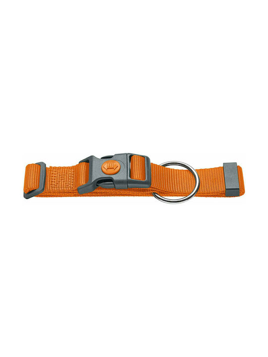 Hunter London Vario Plus Dog Collar In Orange Colour Large 34 - 56cm