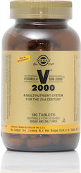 Solgar Formula VM-2000 Multinutrient System for the 21st Century Βιταμίνη για Ενέργεια 180 ταμπλέτες